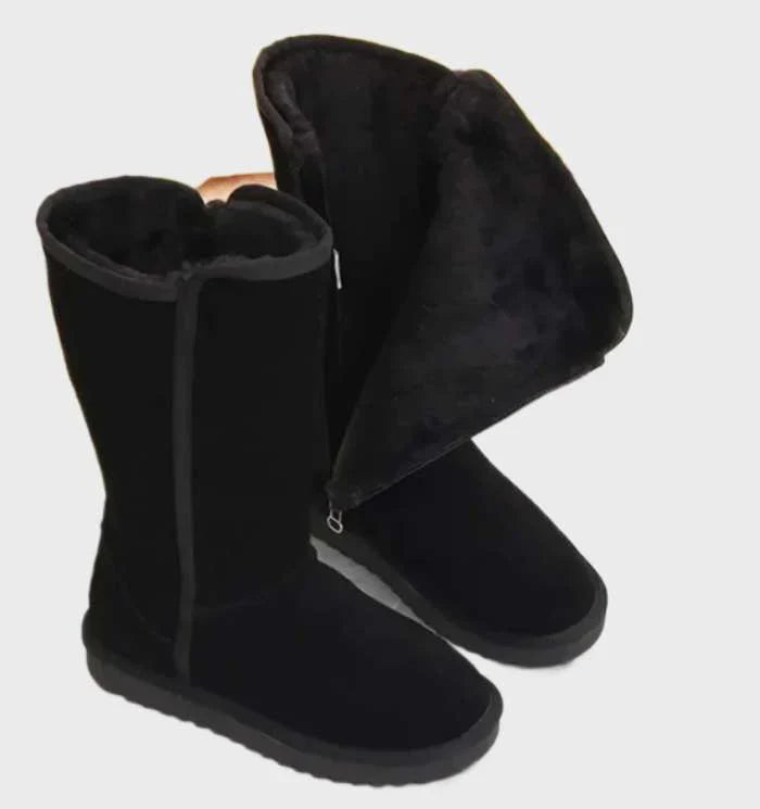 Suède Sheepskin Dameslaarzen - Sofia