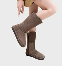 Suède Sheepskin Dameslaarzen - Sofia