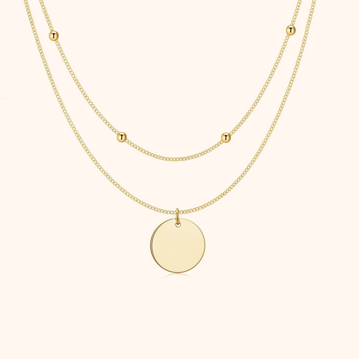 Dubbele Medaillonketting - Amélie