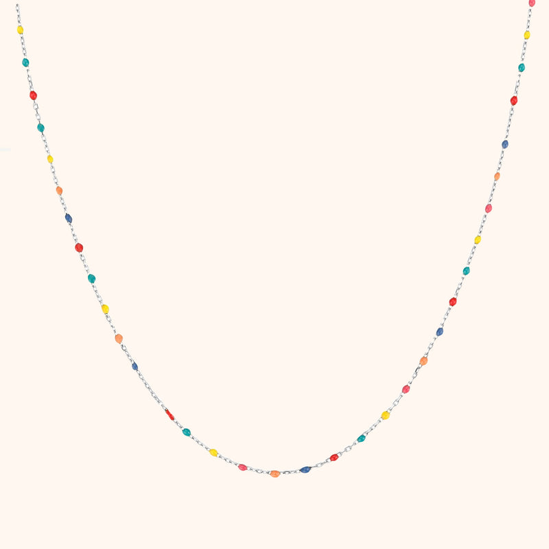 Stijlvolle Regenboogketting - Iris