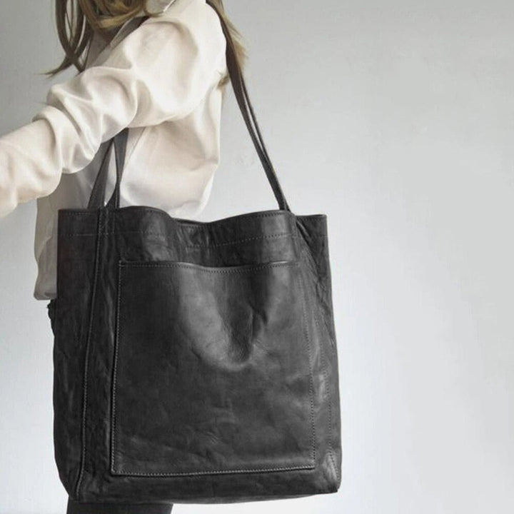 Stijlvolle Leren Dames Schoudertas - Elisa