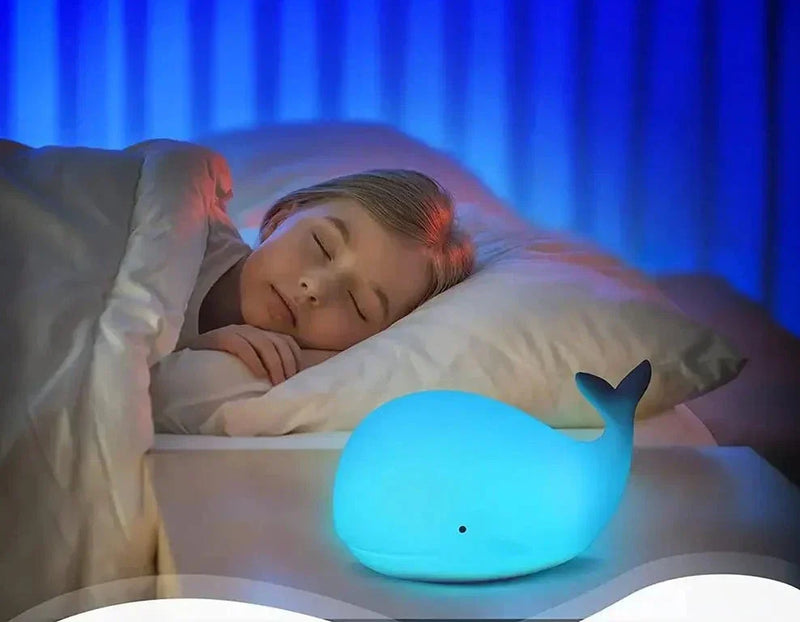 Magisch Verlichte Walvis Nachtlamp – Luma | Zacht Licht voor Kinderen