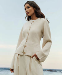 Zachte Button-Up Trui - Eveline