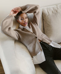 Zachte Button-Up Trui - Eveline