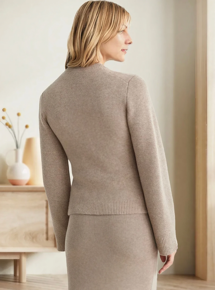Zachte Button-Up Trui - Eveline