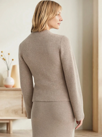 Zachte Button-Up Trui - Eveline