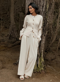 Zachte Button-Up Trui - Eveline