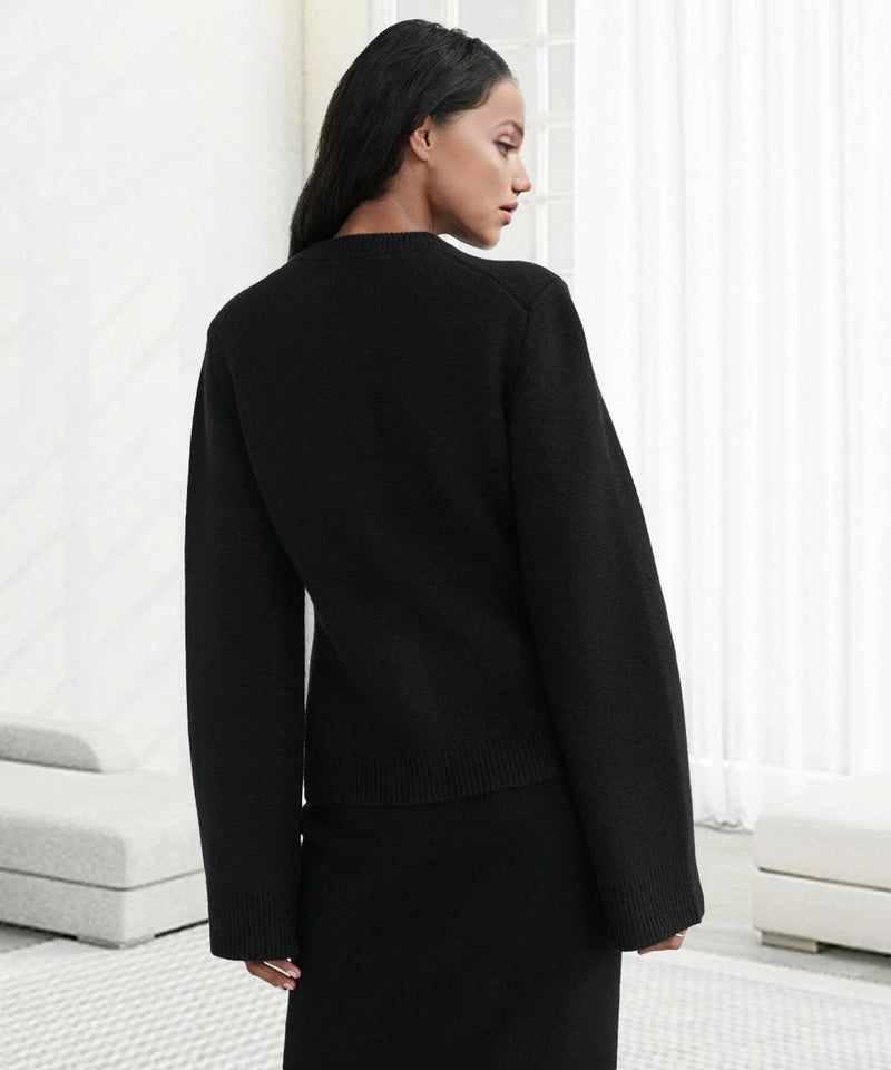Zachte Button-Up Trui - Eveline