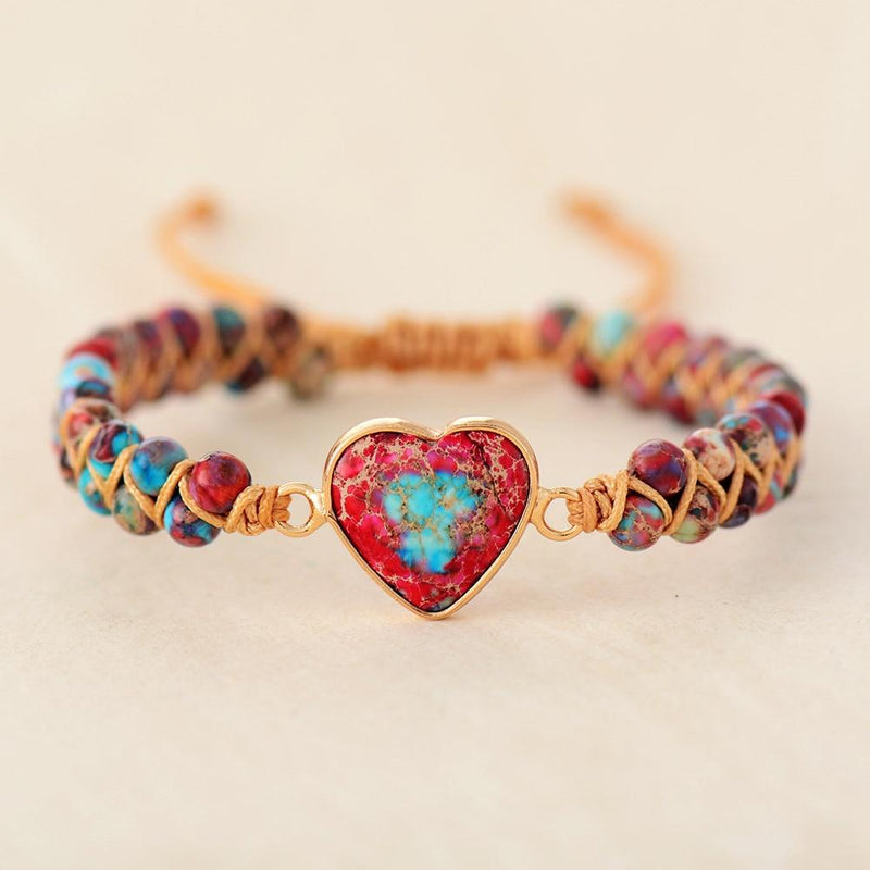 Liefdesband Jaspis Armband - Amélie