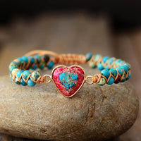 Liefdesband Jaspis Armband - Amélie