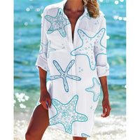 Lange Hawaii Blouse met Bloemenprint – Zoë