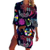 Lange Hawaii Blouse met Bloemenprint – Zoë
