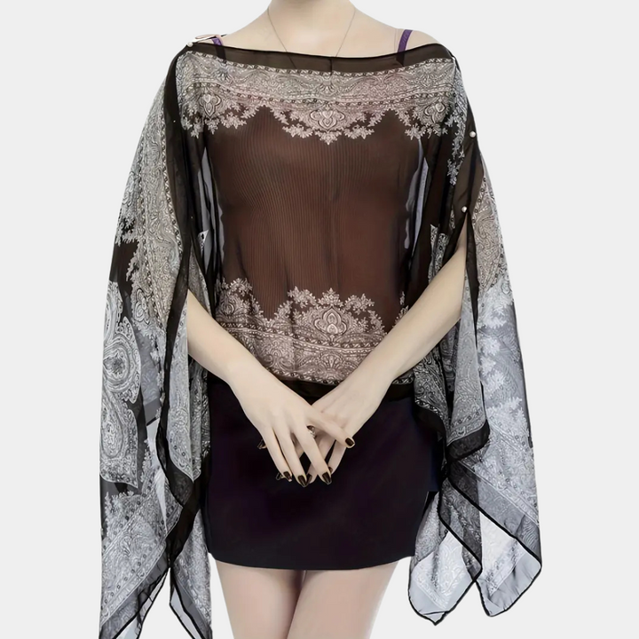 Veelzijdige Poncho-sjaal voor Dames - Mira