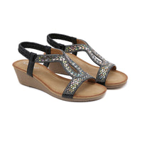 Luxe Dames Sandalen met Wedge Hak – Celeste