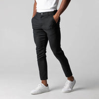 Klassieke heren stretchbroek met een comfortabele pasvorm – Matteo