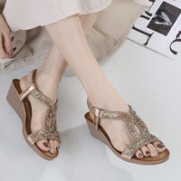 Luxe Dames Sandalen met Wedge Hak – Celeste