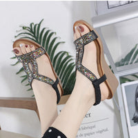 Luxe Dames Sandalen met Wedge Hak – Celeste