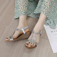 Luxe Dames Sandalen met Wedge Hak – Celeste