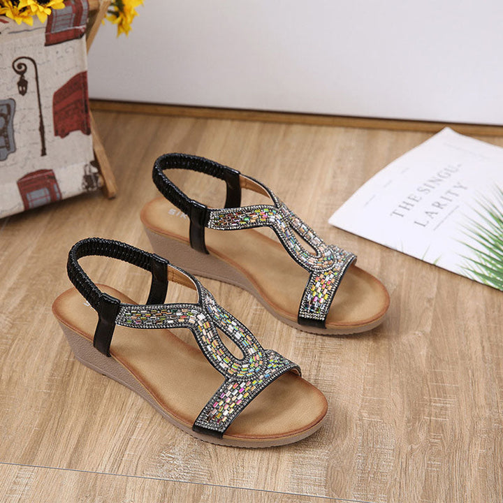 Luxe Dames Sandalen met Wedge Hak – Celeste