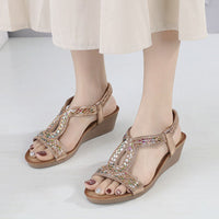 Luxe Dames Sandalen met Wedge Hak – Celeste