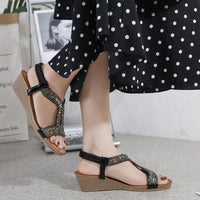 Luxe Dames Sandalen met Wedge Hak – Celeste