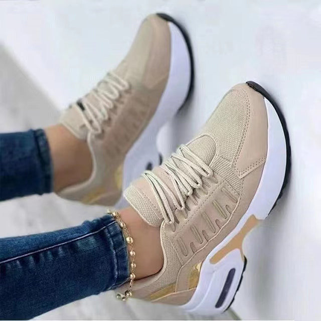 CloudStride Air | Casual Sneakers met Gedempte Hak voor Dames