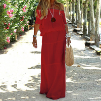 Off Shoulder Zomerjurk - Soleil