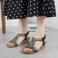 Luxe Dames Sandalen met Wedge Hak – Celeste