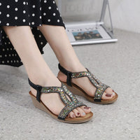 Luxe Dames Sandalen met Wedge Hak – Celeste