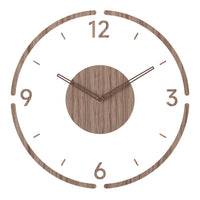 Scandinavische Stijl Houten Wandklok - WoodWave