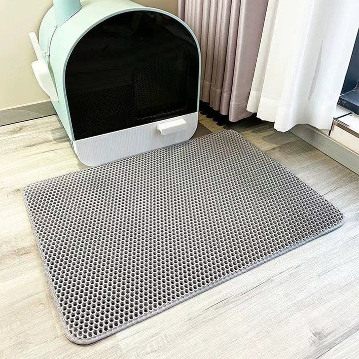 Dubbelgelaagde Kattenbakmat (1+1 Gratis!) – PawCatch