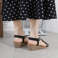 Luxe Dames Sandalen met Wedge Hak – Celeste