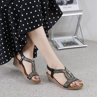 Luxe Dames Sandalen met Wedge Hak – Celeste