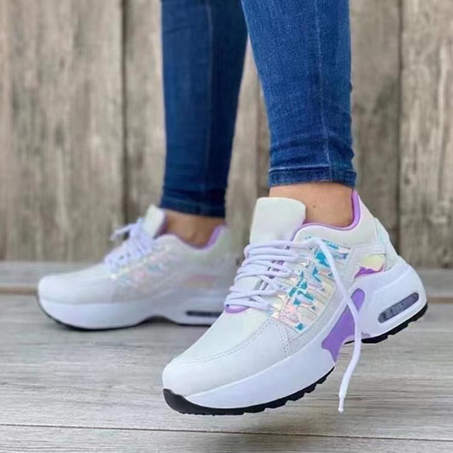 CloudStride Air | Casual Sneakers met Gedempte Hak voor Dames