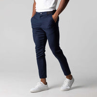 Klassieke heren stretchbroek met een comfortabele pasvorm – Matteo
