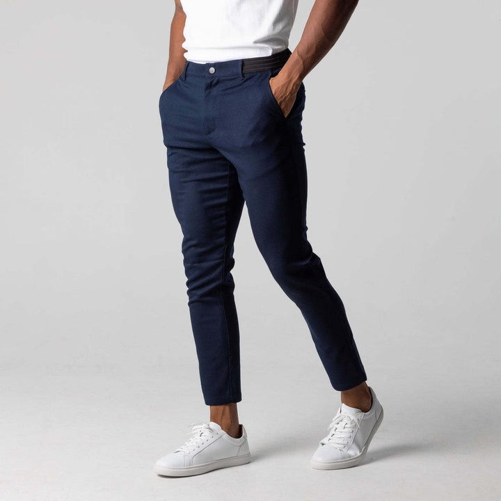 Klassieke heren stretchbroek met een comfortabele pasvorm – Matteo