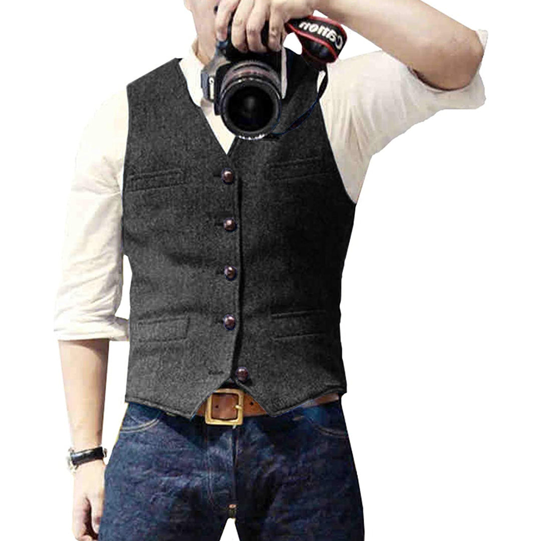 Stijlvol Heren Gilet - Victor