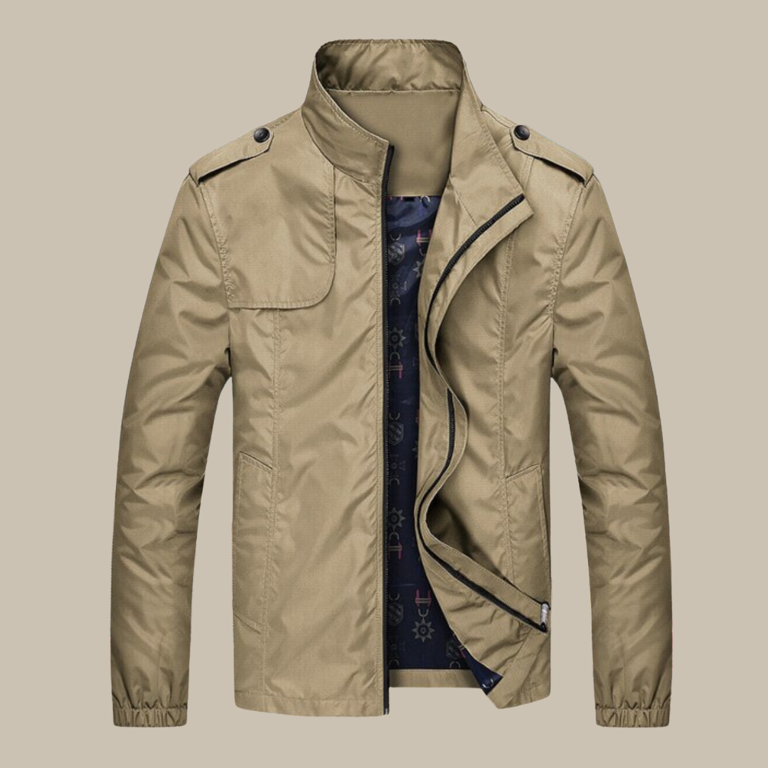 GENTI Oxford Mid-Coat | Modern Waterproof & Windproof Jas voor Heren