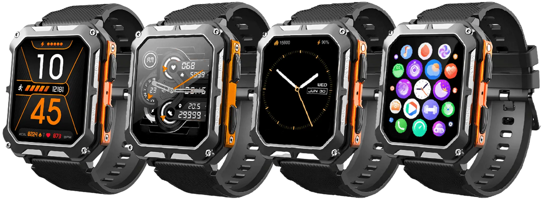 Robuuste Smartwatch met Hartslagmeter & Stappenteller - EnduranceX