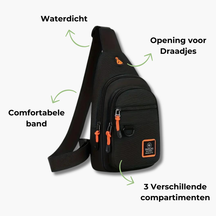 Stevige Heren Schoudertas - UrbanTrail