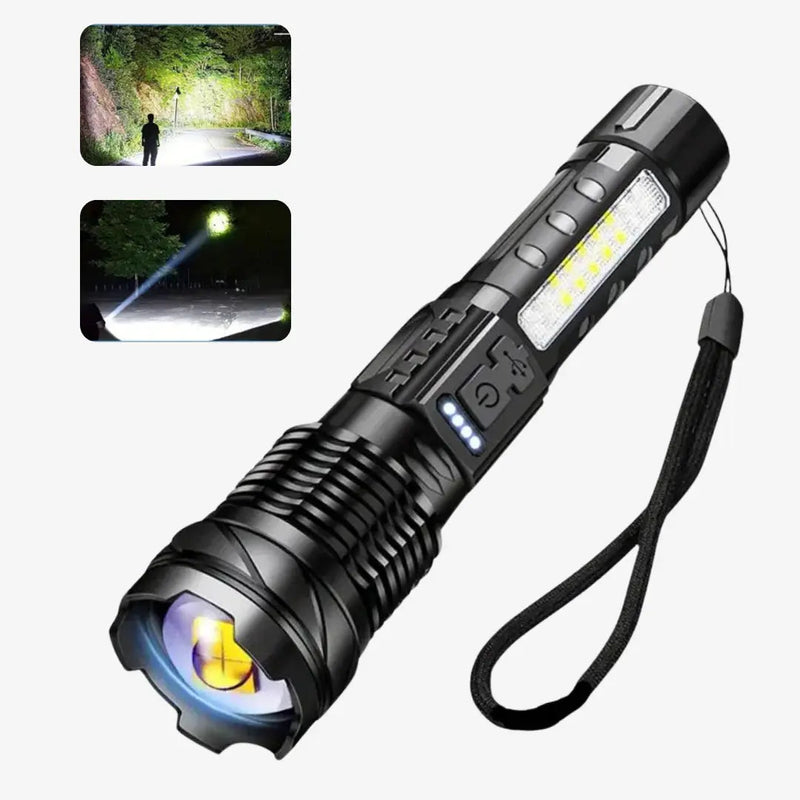 Ultrafelle Militaire Zaklamp met 5000 Lumen - PowerBeam