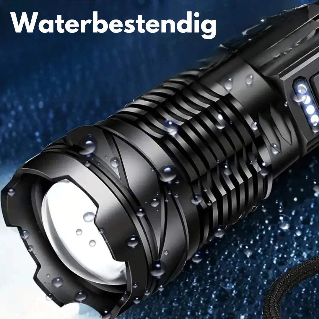 Ultrafelle Militaire Zaklamp met 5000 Lumen - PowerBeam