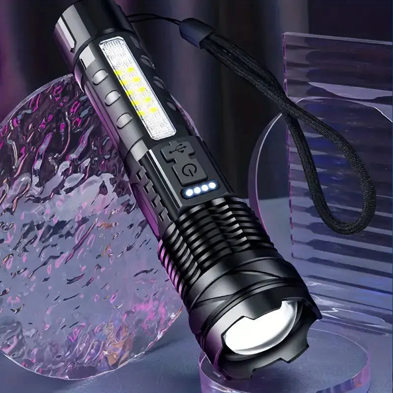 Ultrafelle Militaire Zaklamp met 5000 Lumen - PowerBeam
