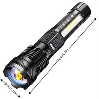 Ultrafelle Militaire Zaklamp met 5000 Lumen - PowerBeam