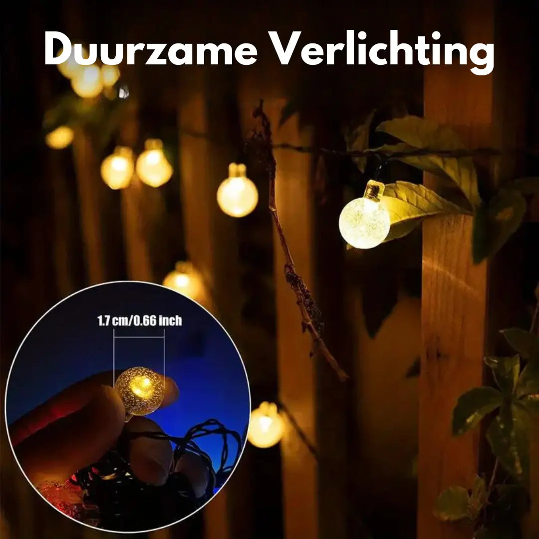 Duurzame LED Lichtslinger - SolarGlow