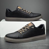 Comfortabele Oxford Leren Heren Sneakers - Ethan