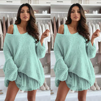 Trendy Off the Shoulder Top - Sarah | Een Comfy Must-have!