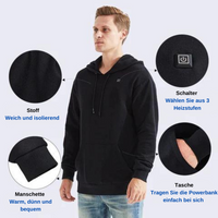 Verwarmde Uniseks Hoodie - ThermaHoodie