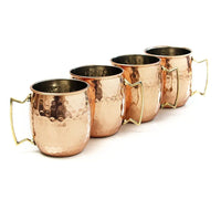 Gehamerde Koperen Mok Set - ChillCopper