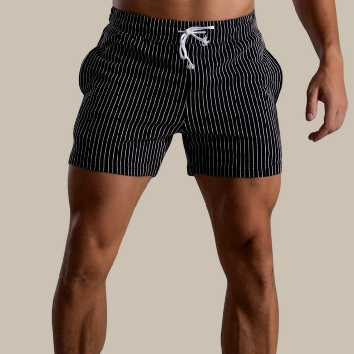 Sneldrogende & Stijlvolle Heren Zwemshorts van Ribstof-Polyester – Niko